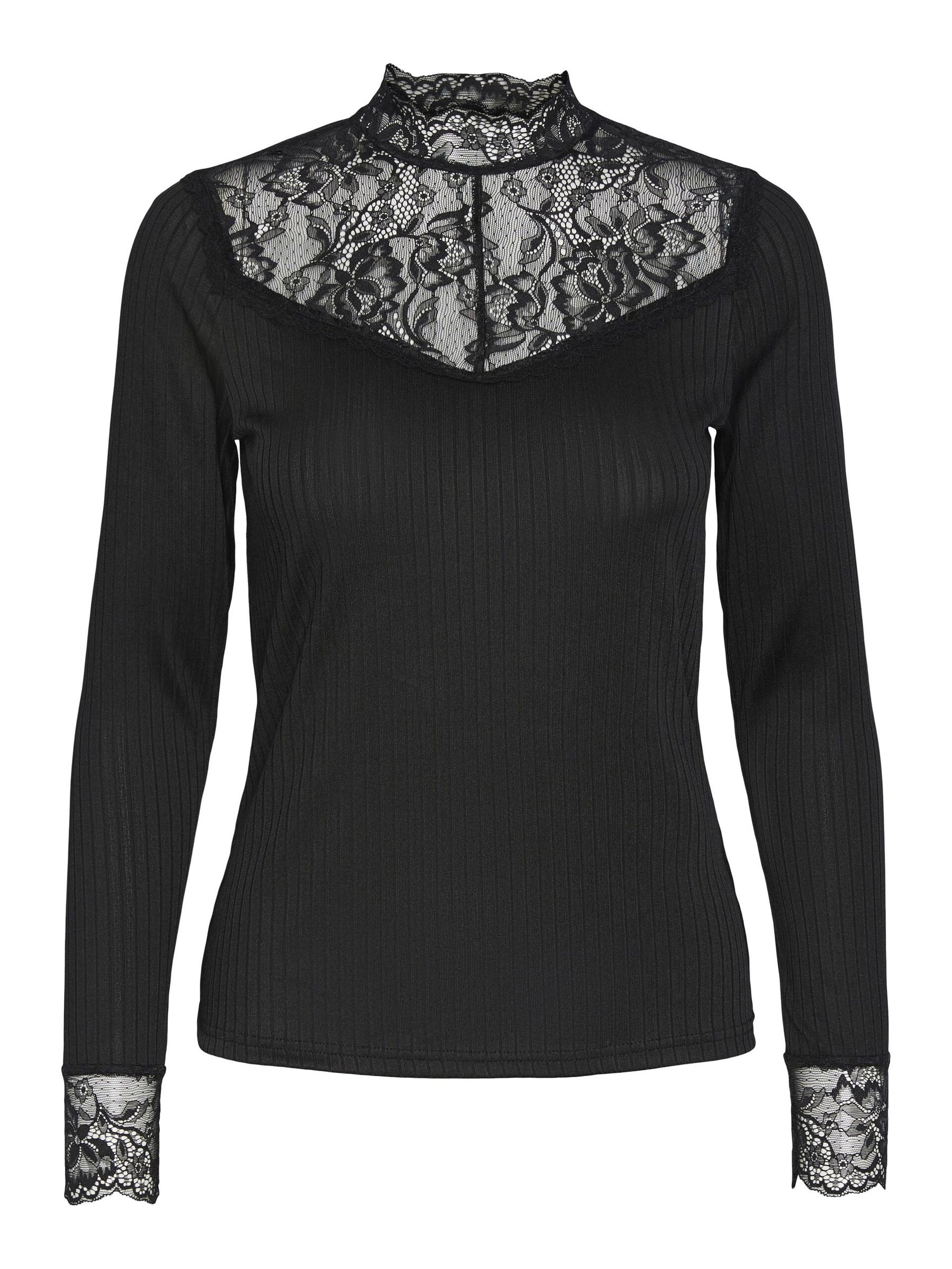  YASBLACE TOP MET LANGE MOUWEN