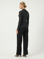  YASBLACE TOP MET LANGE MOUWEN
