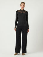  YASBLACE TOP MET LANGE MOUWEN