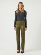  YASZELLU LEREN BROEK