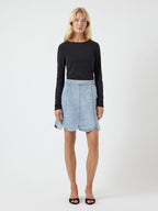  YASSCALLOP DENIM ROK