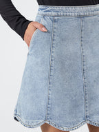  YASSCALLOP DENIM ROK