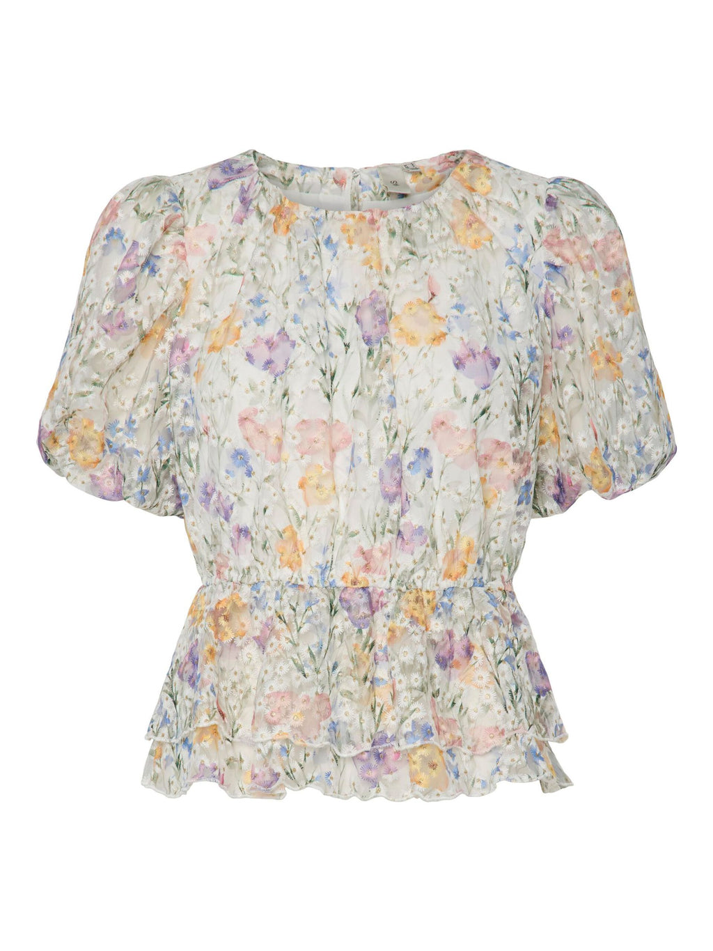  YASLEANNA TOP MET KORTE MOUWEN