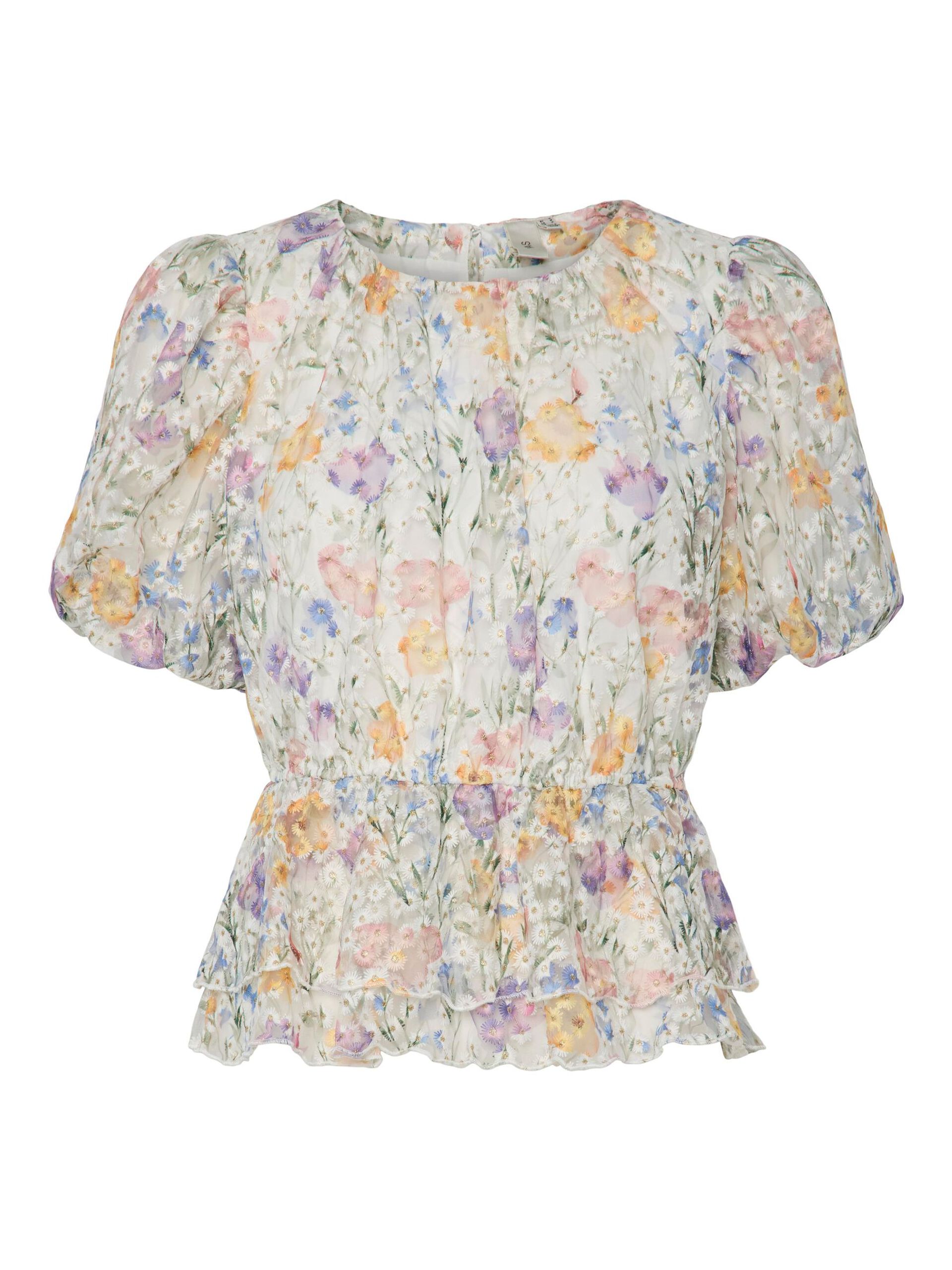  YASLEANNA TOP MET KORTE MOUWEN