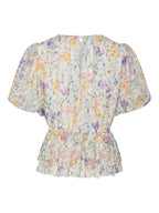  YASLEANNA TOP MET KORTE MOUWEN