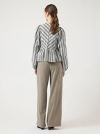  YASCELLI TOP MET LANGE MOUWEN