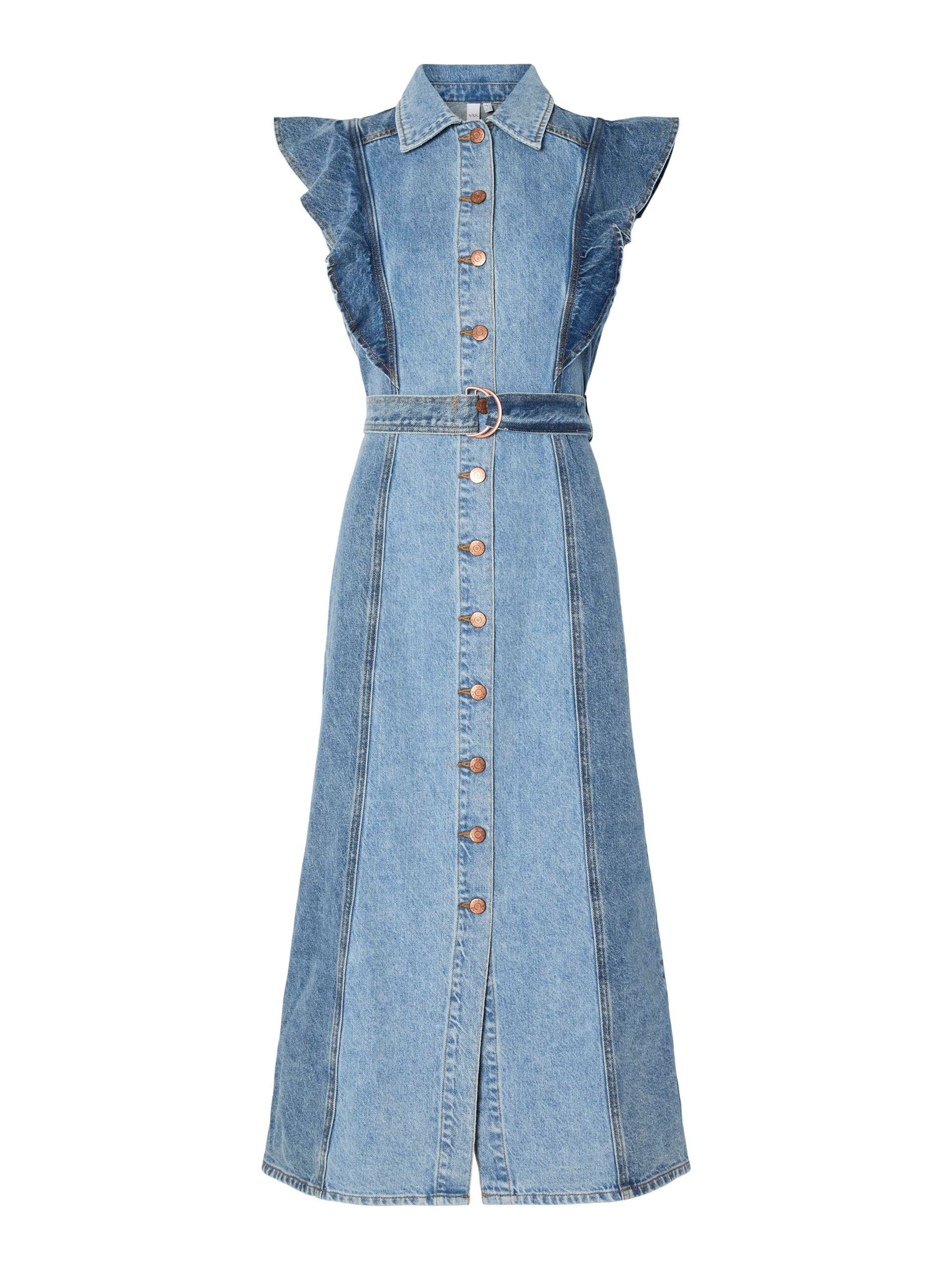  YASCAWI DENIM MAXI-JURK