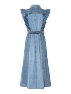  YASCAWI DENIM MAXI-JURK