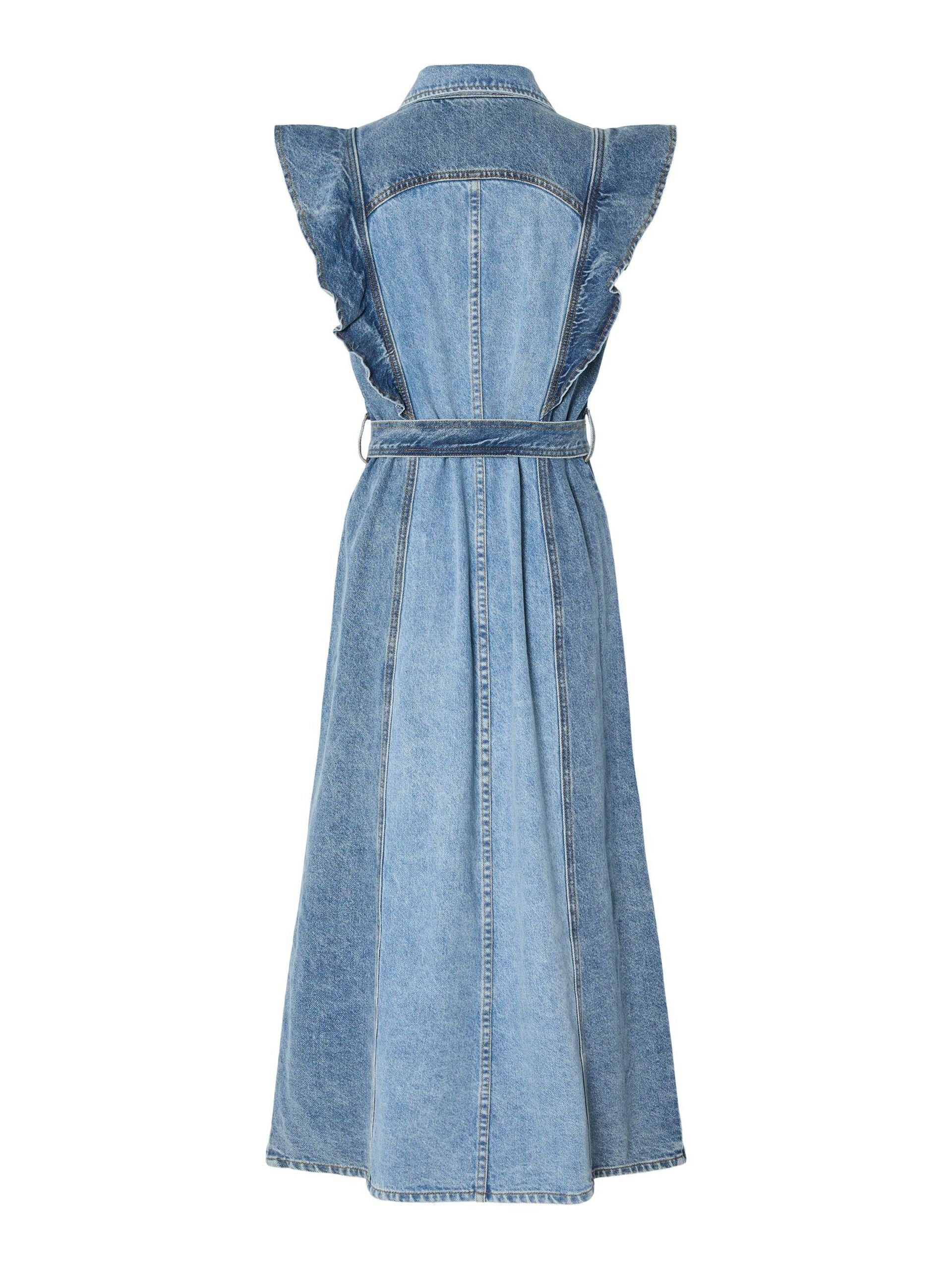  YASCAWI DENIM MAXI-JURK
