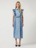  YASCAWI DENIM MAXI-JURK