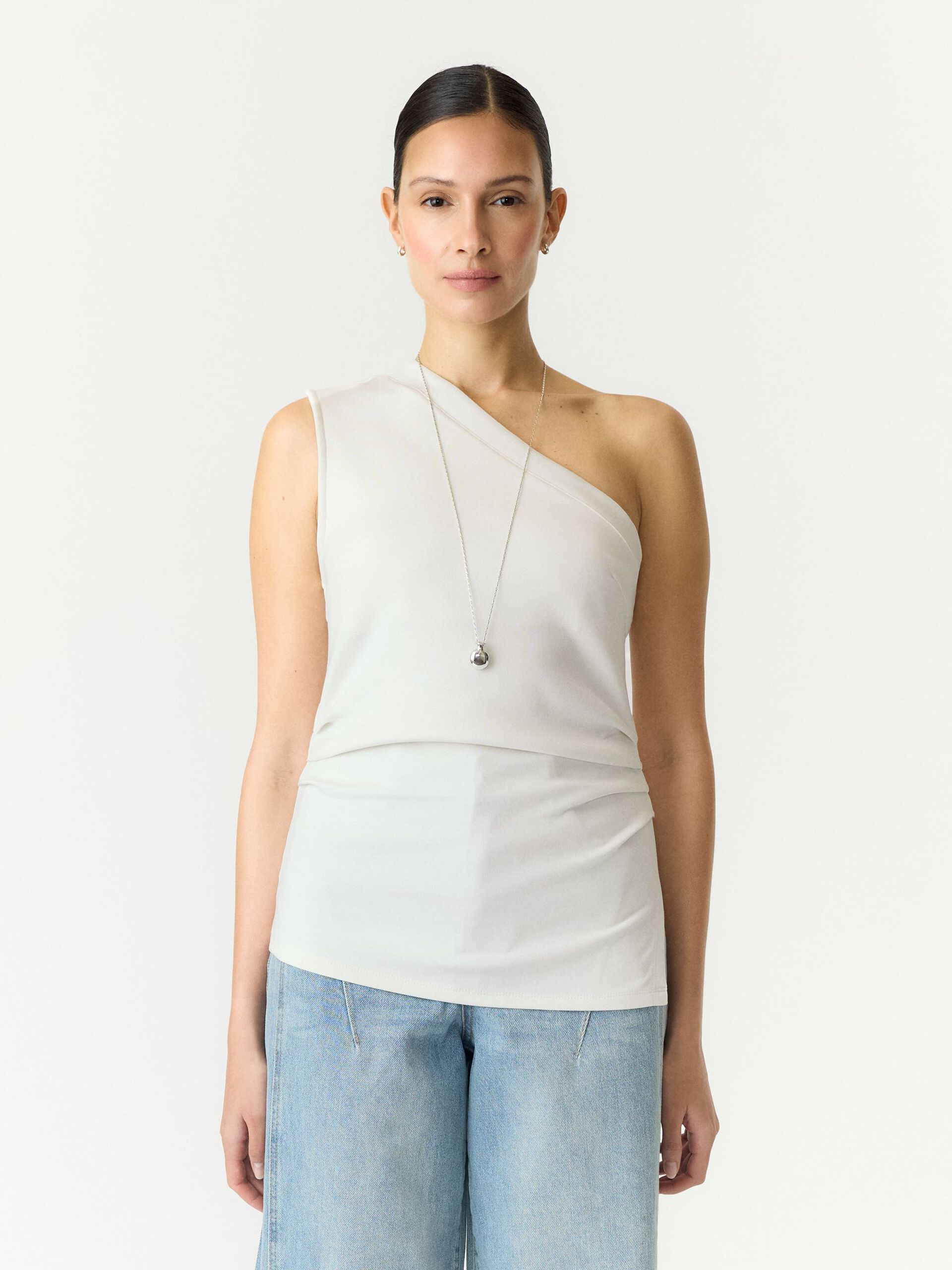  YASVENICE ONE-SHOULDER TOP