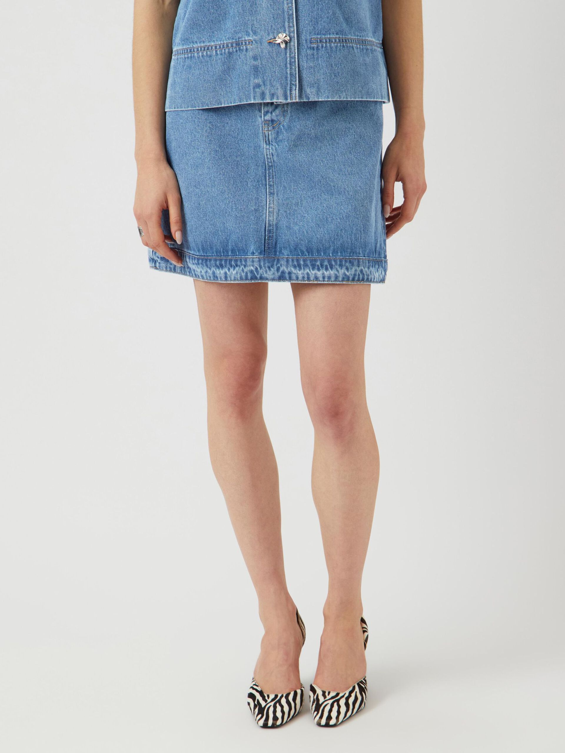  YASCECI DENIM MINIROK
