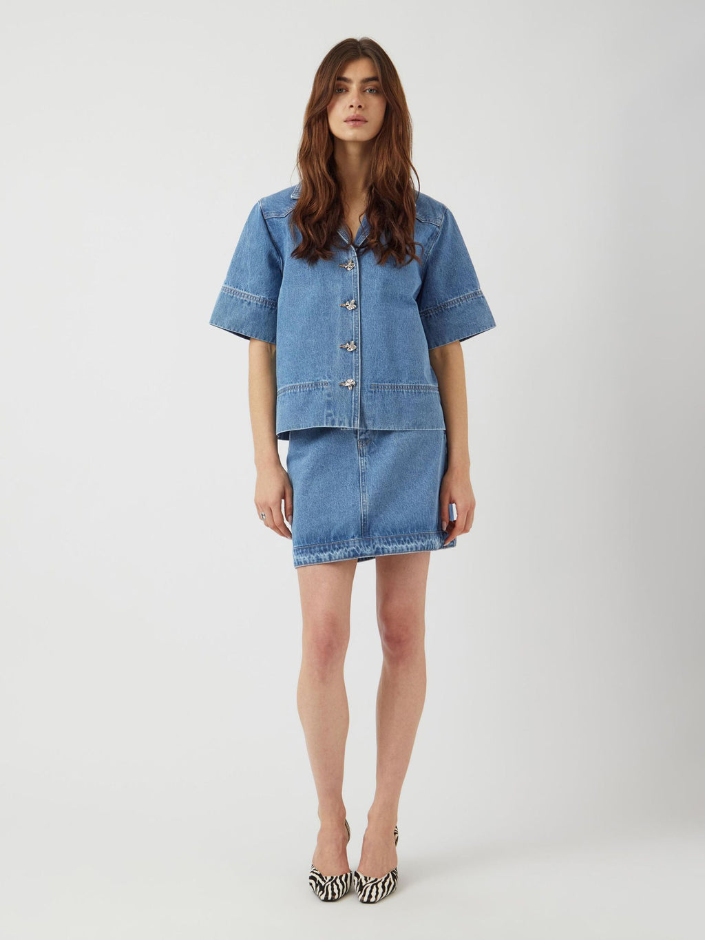  YASCECI DENIM MINIROK