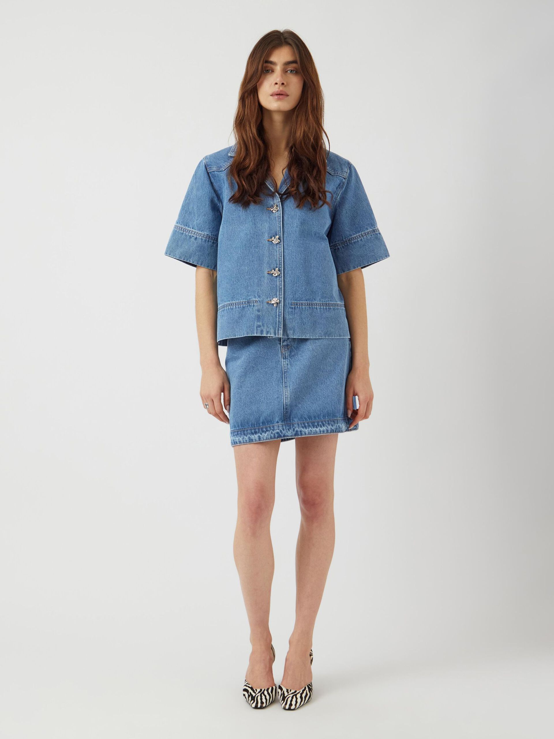  YASCECI DENIM MINIROK