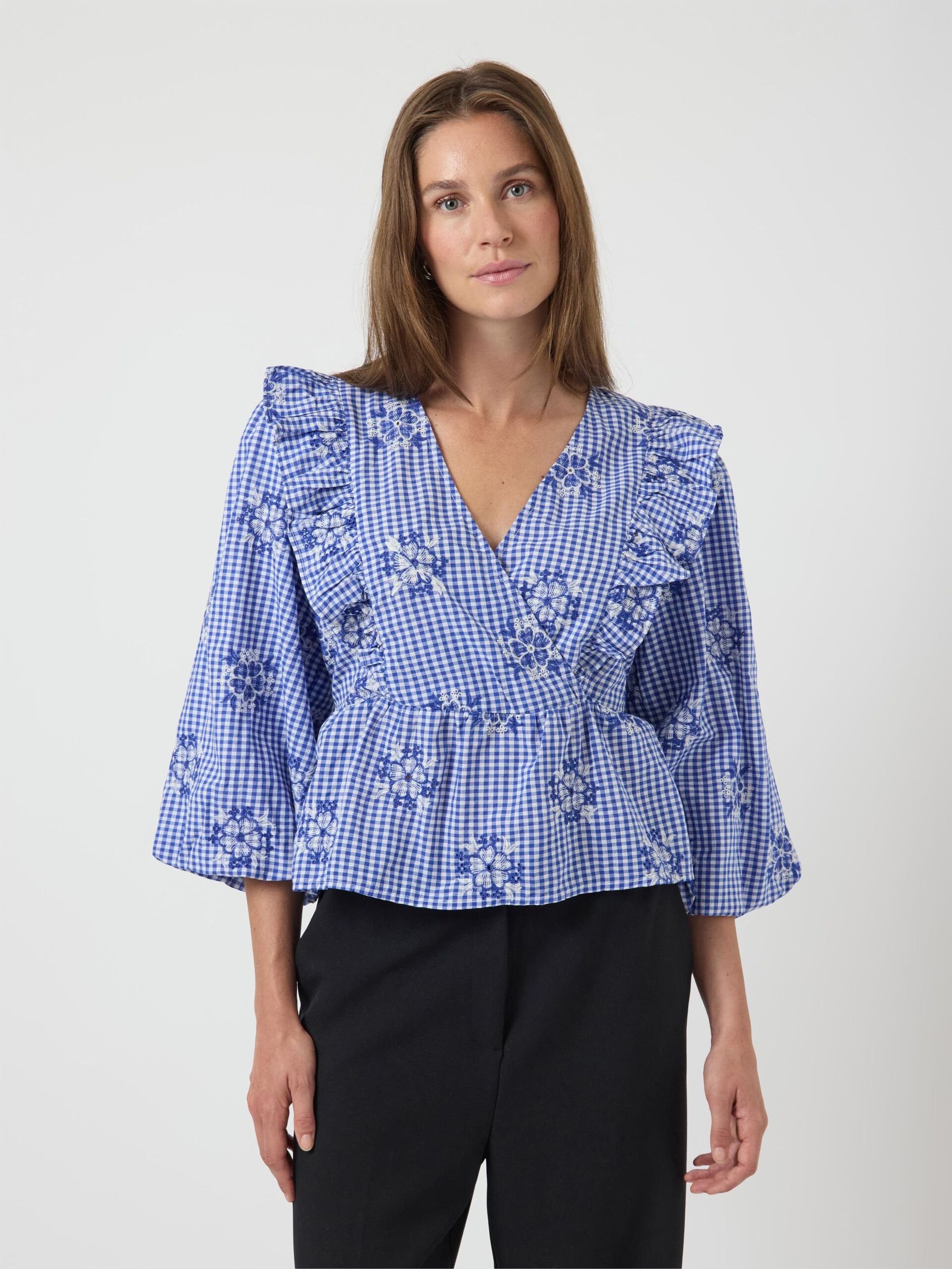  YASGINGA TOP MET 3/4-MOUWEN