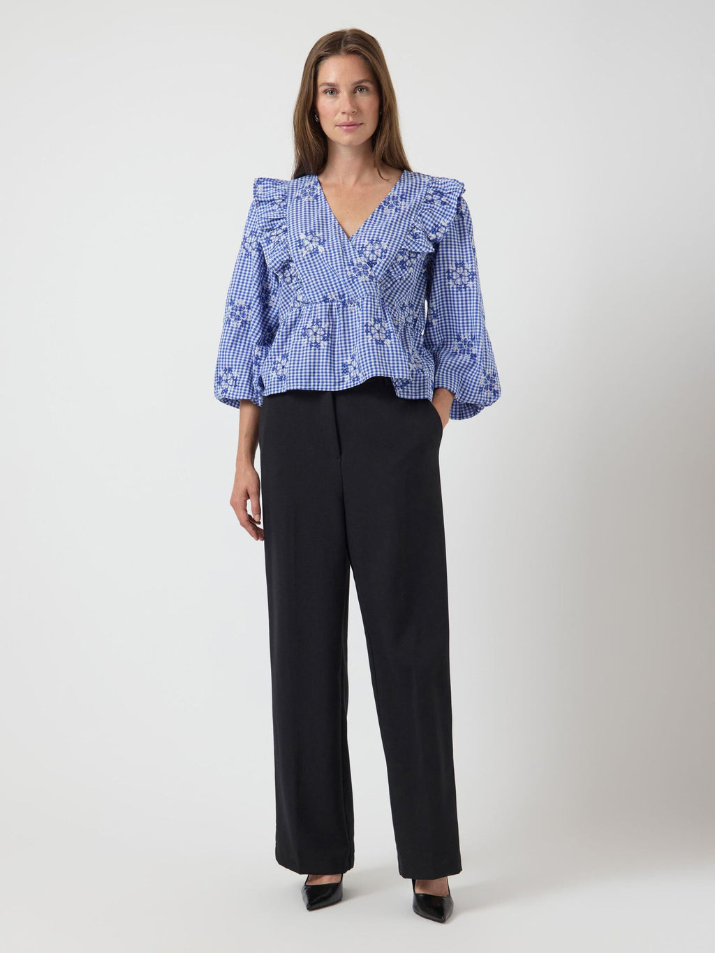  YASGINGA TOP MET 3/4-MOUWEN