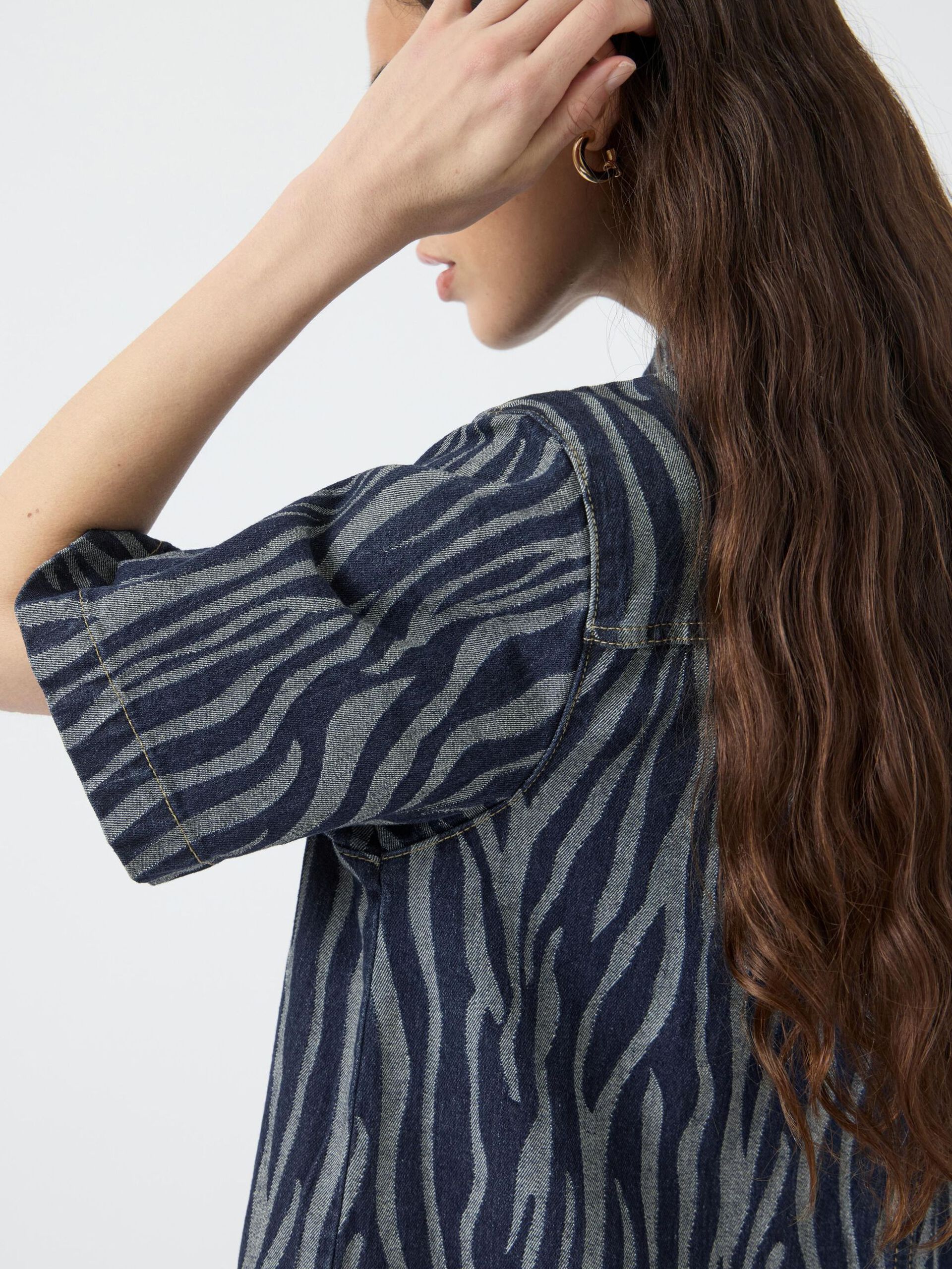  YASLORA 2/4 MINI DENIM JURK