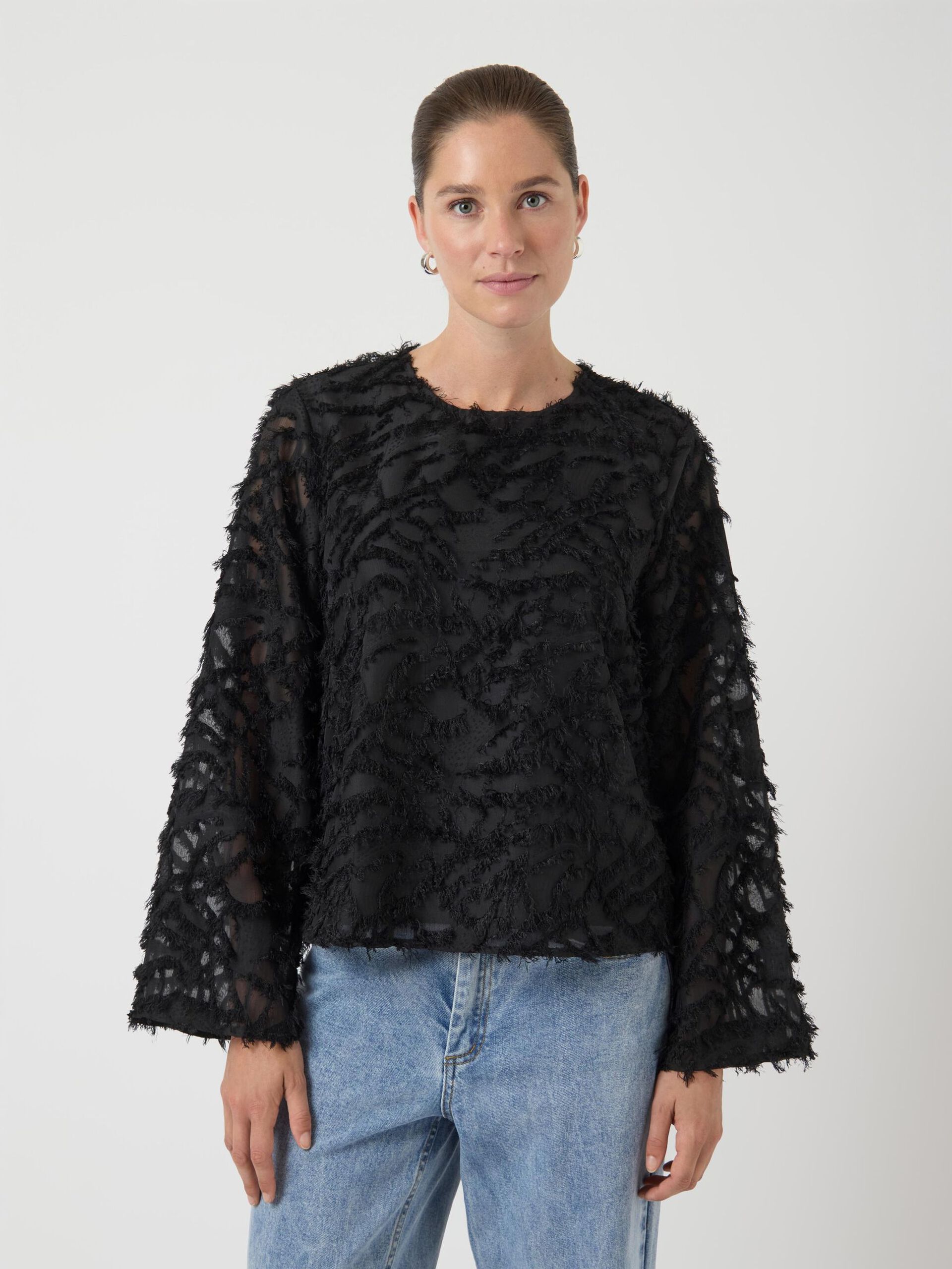  YASPARIA TOP MET LANGE MOUWEN