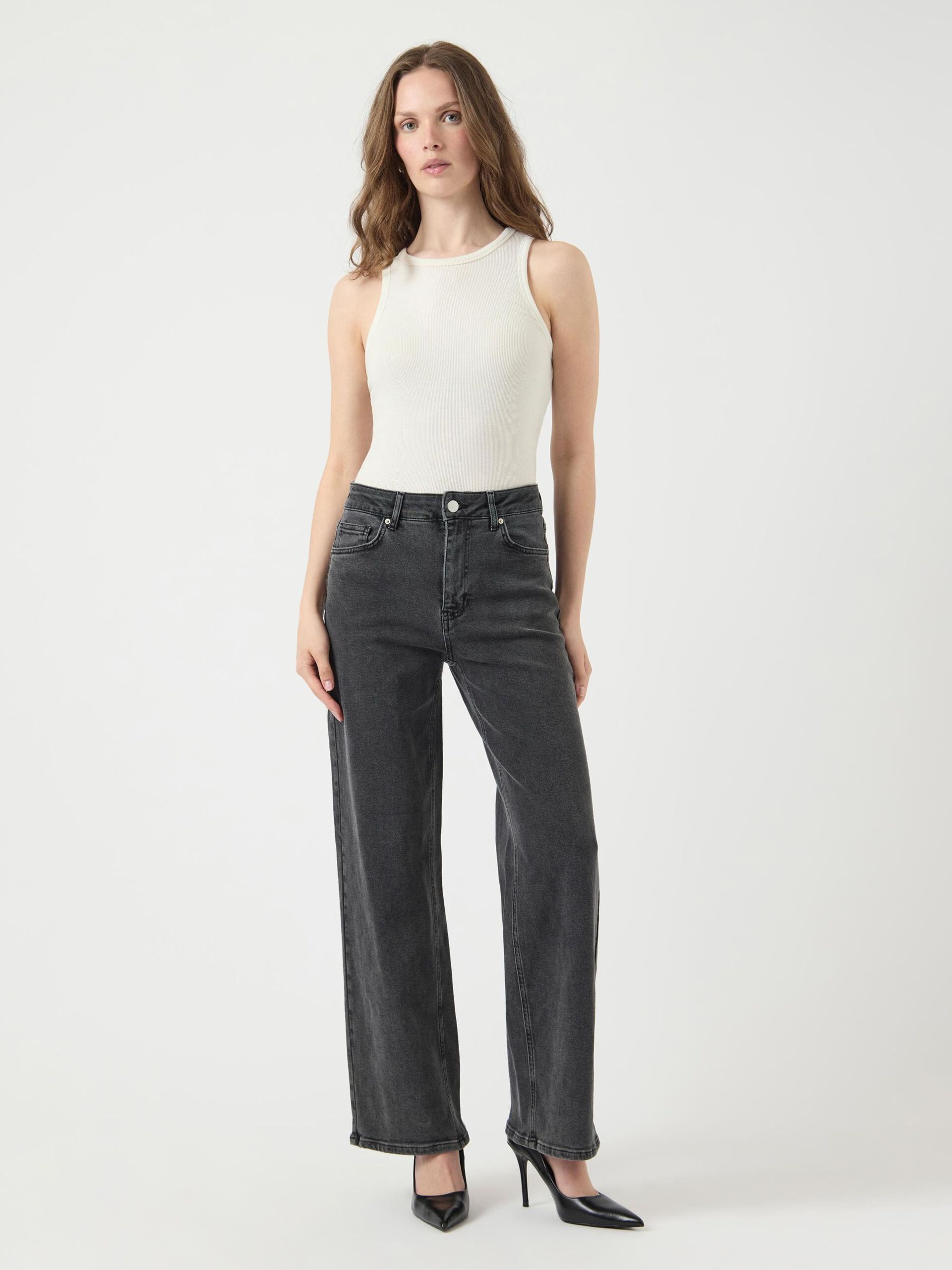  YASROSIE HW STRAIGHT FIT JEANS
