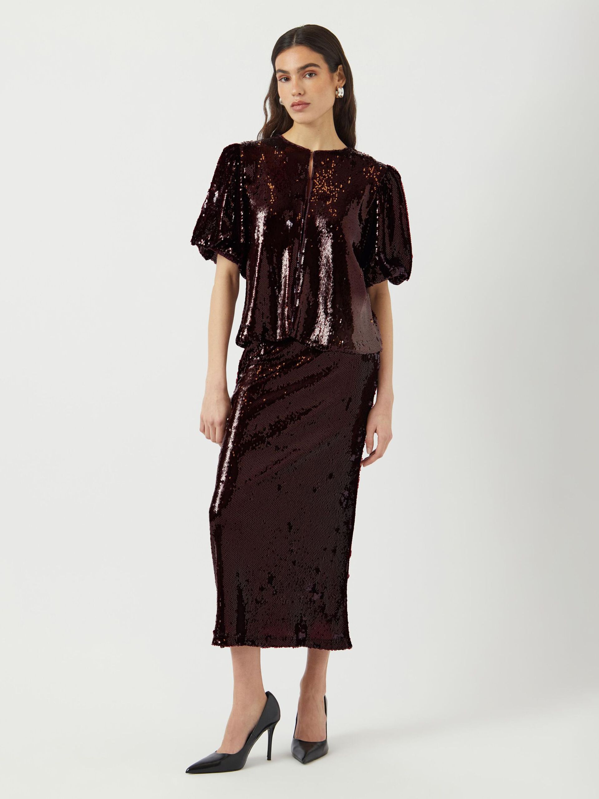  YASROYALINA PAILLETTEN ENKEL MAXI ROK