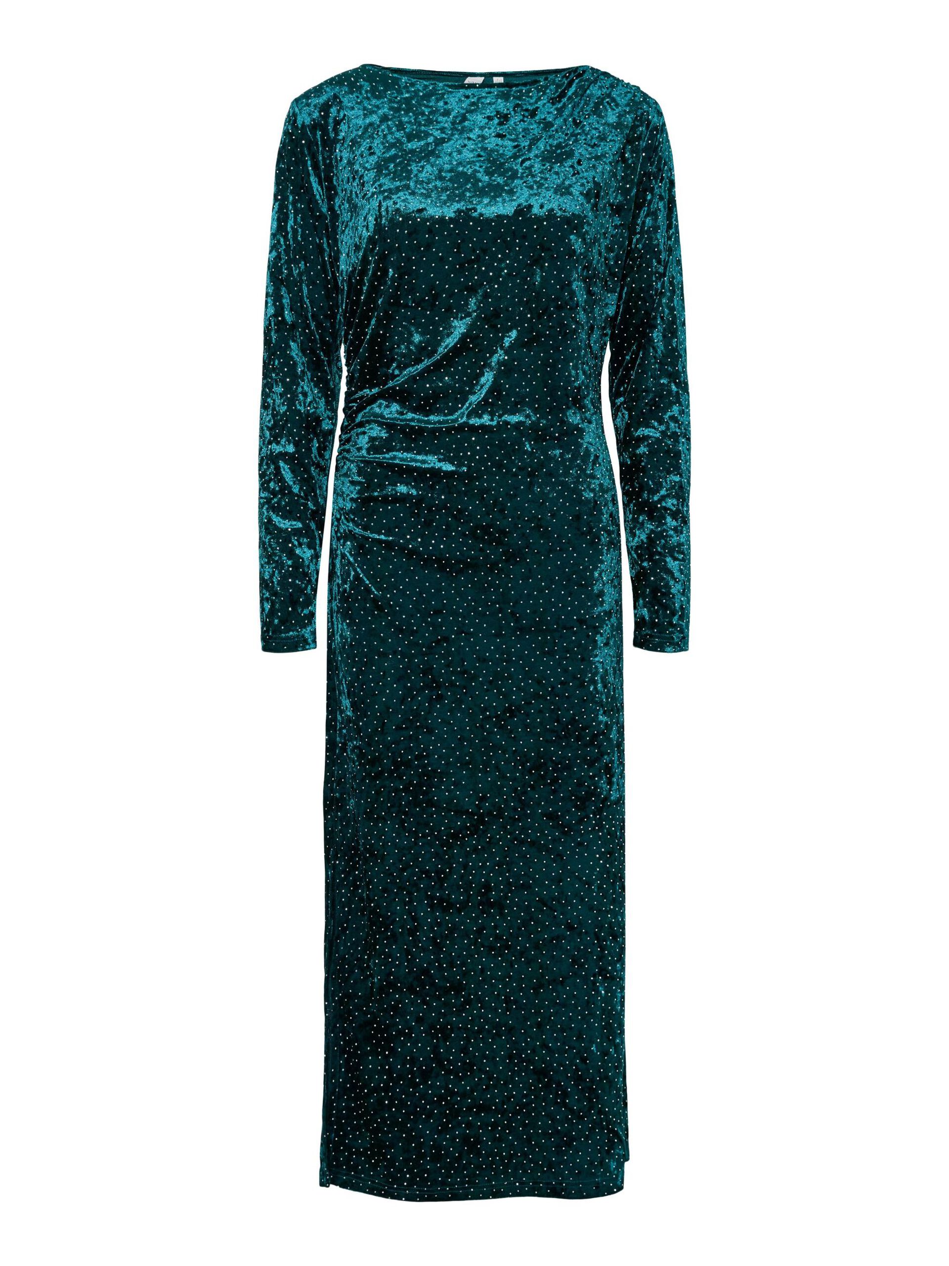  YASTILLIA FLUWEEL MAXI-JURK