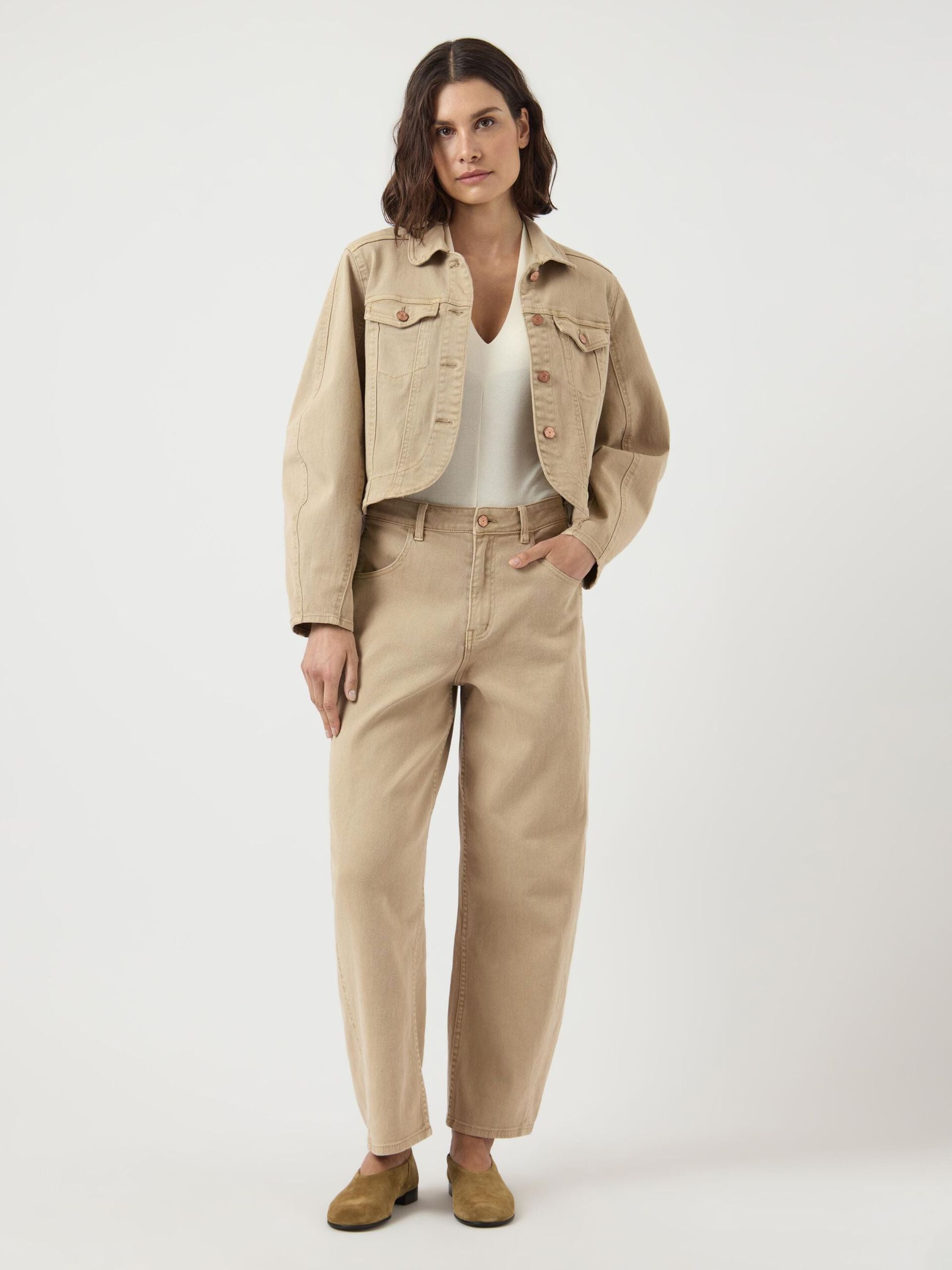  YASLUA ENKEL BARREL FIT JEANS