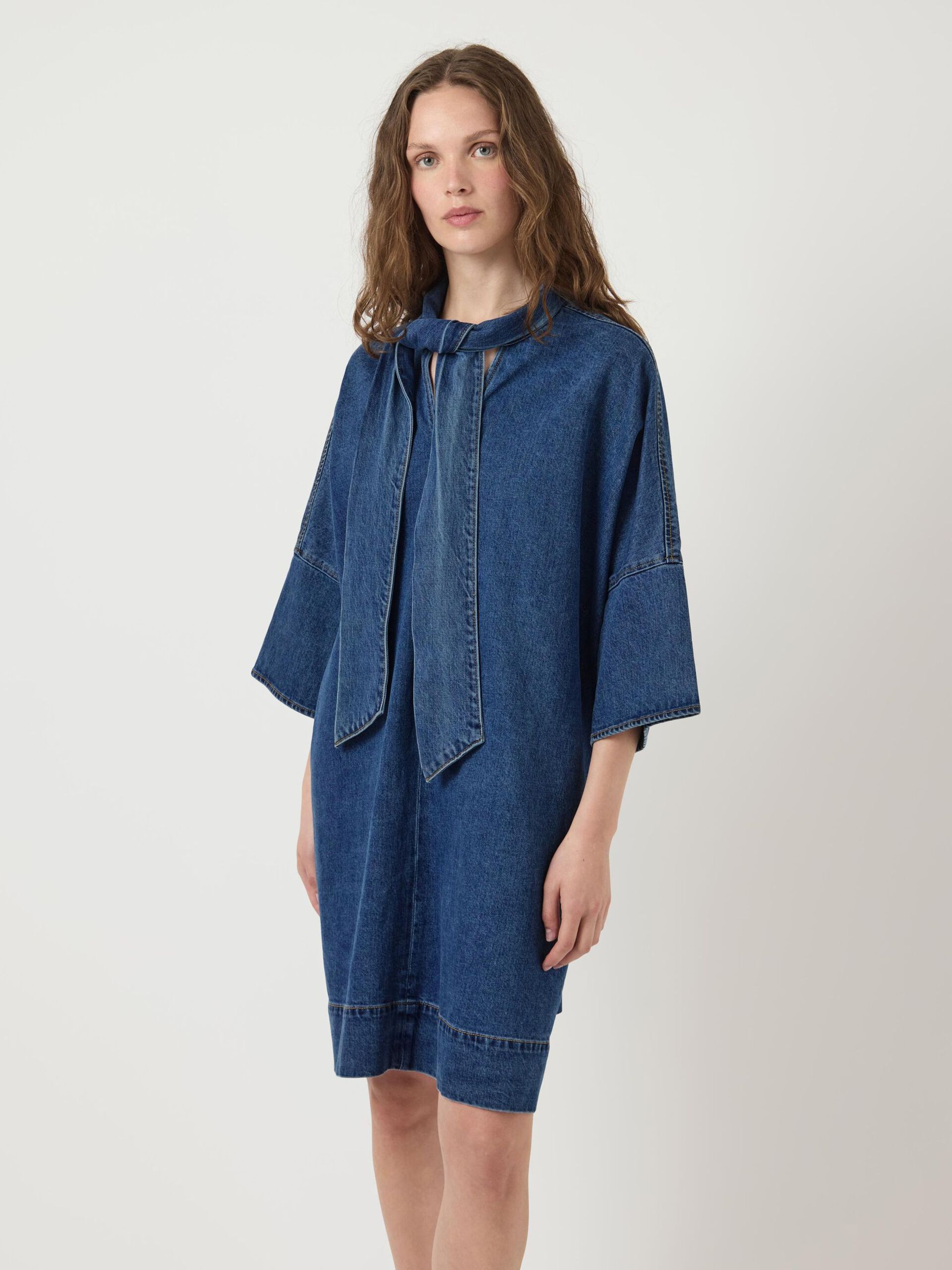  YASLIRA 3/4 DENIM JURK
