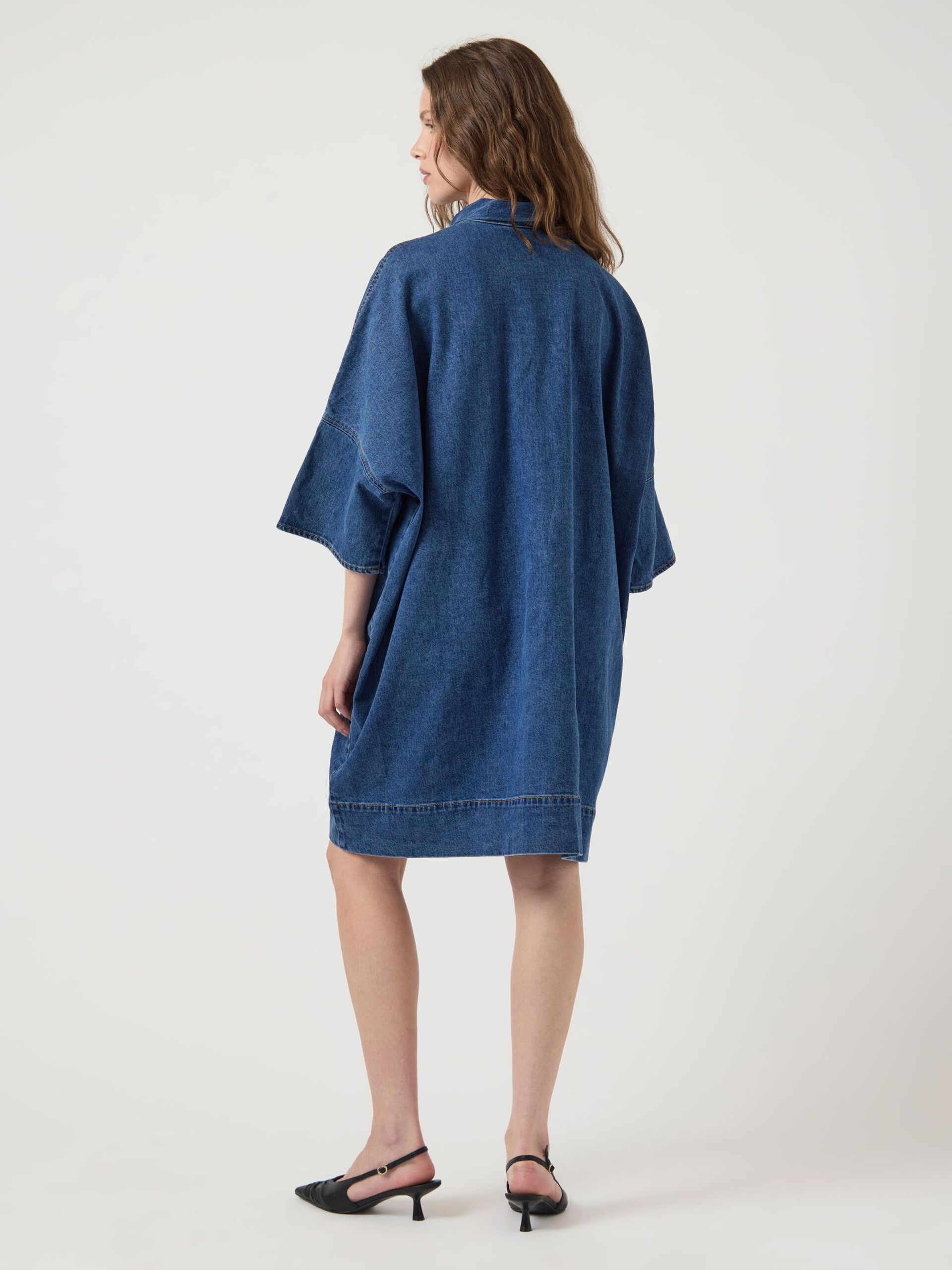  YASLIRA 3/4 DENIM JURK