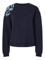  YASBLUGA MET DECORATIE SWEATSHIRT