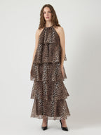  YASELOISE HALTER MAXI JURK
