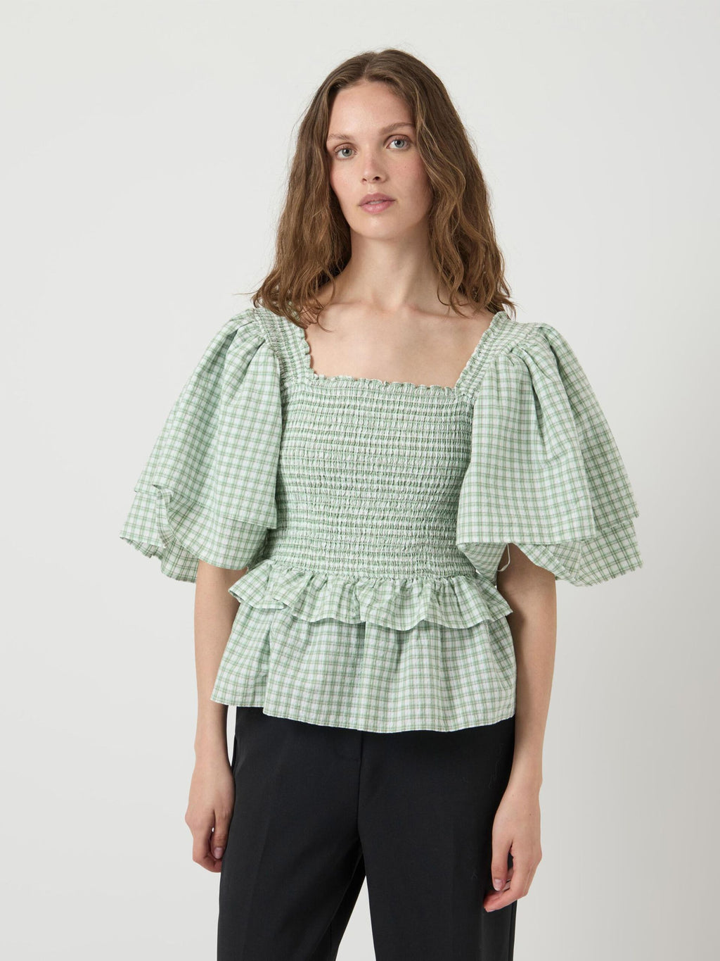  YASSEFERA 2/4 GESMOKTE TOP