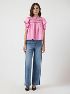  YASLUERA SHIRT MET KORTE MOUWEN