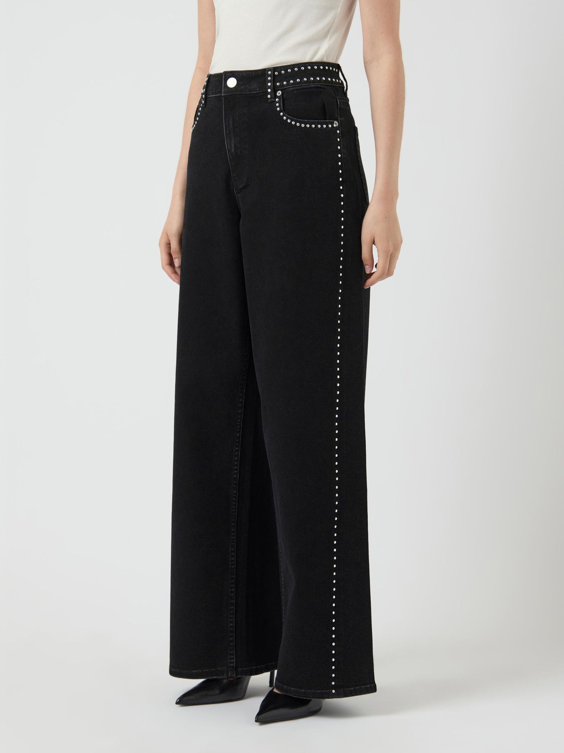  YASNOELLE HW STUDS JEANS