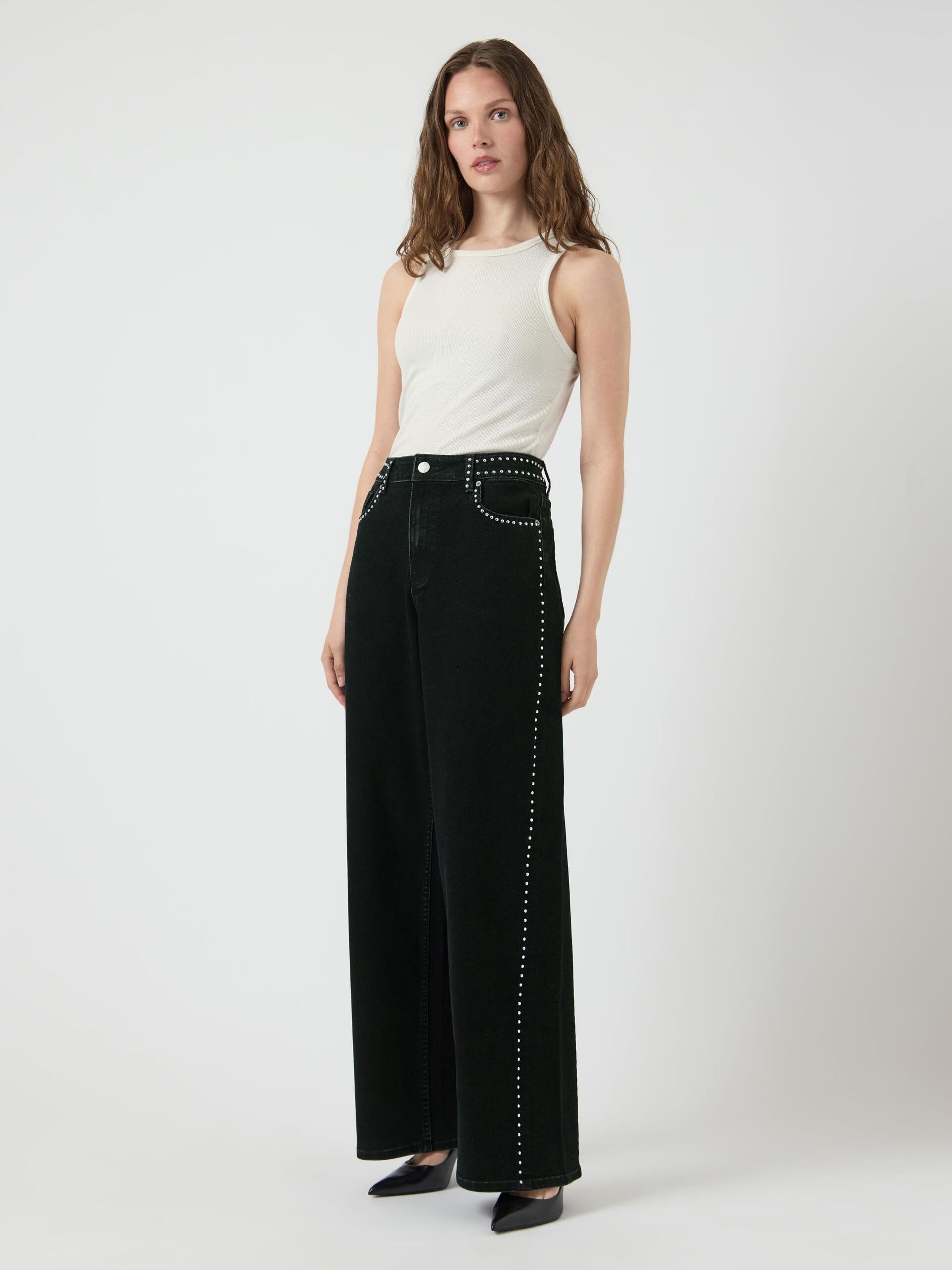  YASNOELLE HW STUDS JEANS