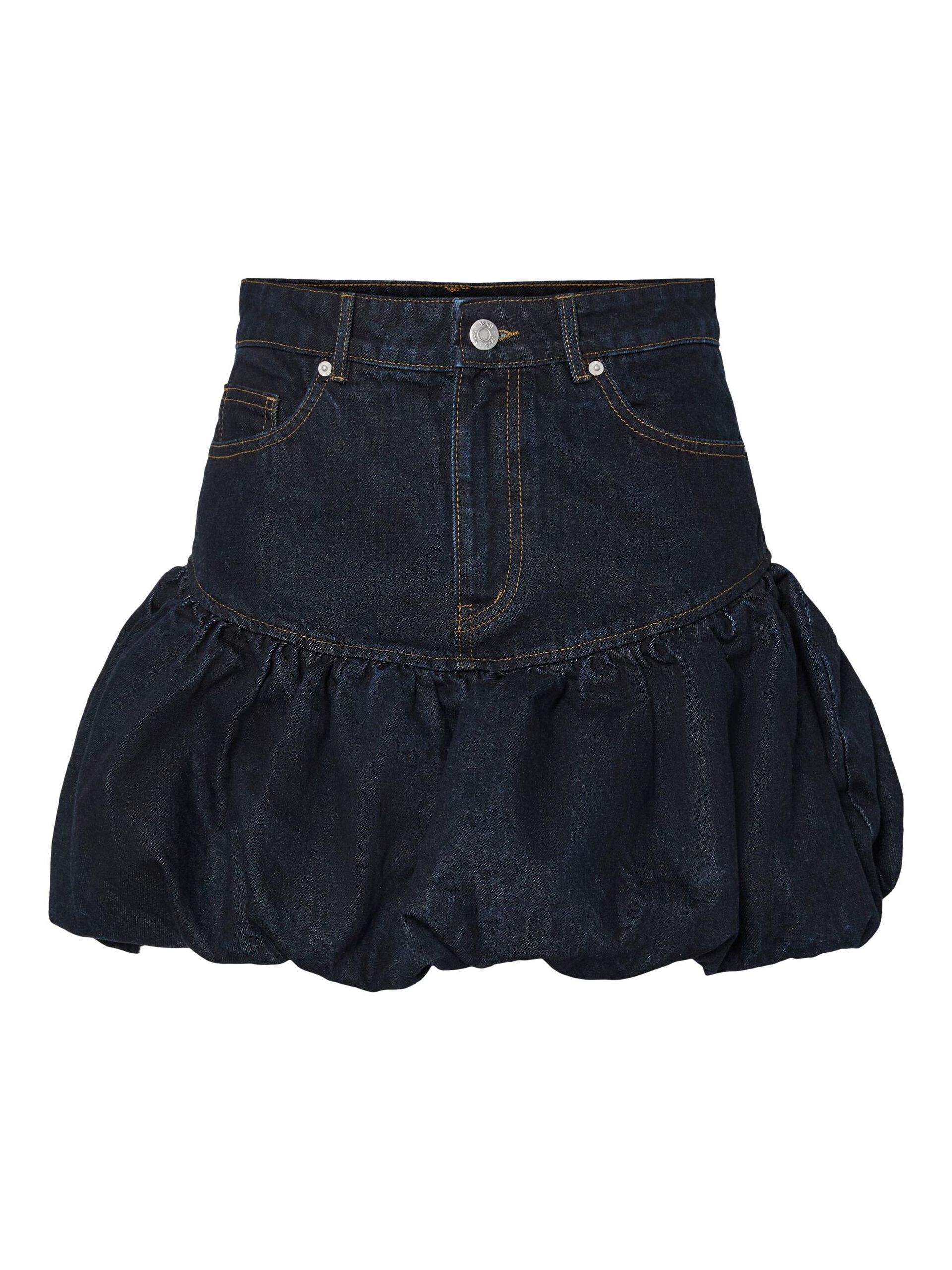  YASBROOKE DENIM BUBBEL MINIROK