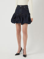  YASBROOKE DENIM BUBBEL MINIROK
