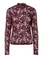  YASLACEY KANT TOP MET LANGE MOUWEN