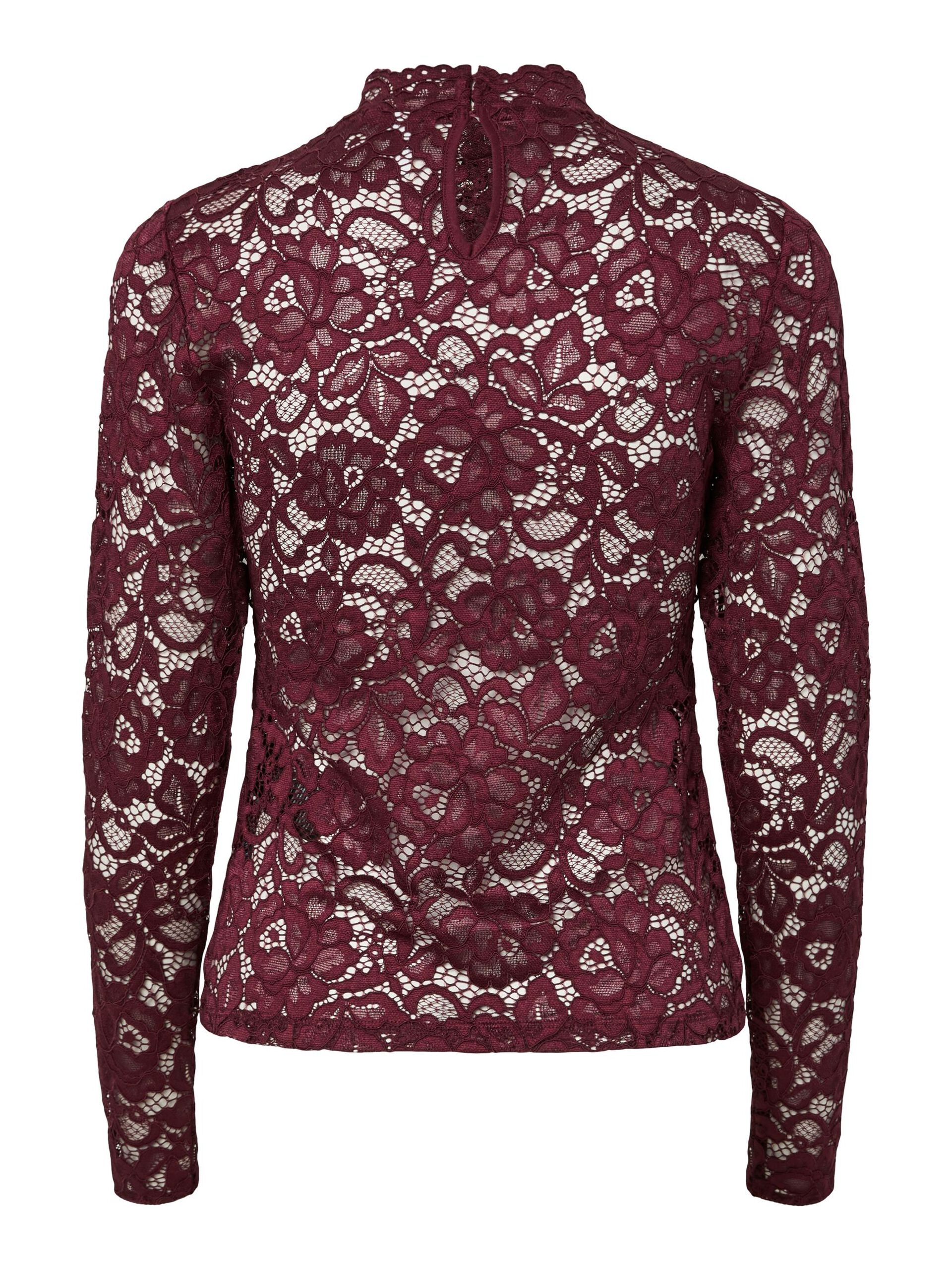  YASLACEY KANT TOP MET LANGE MOUWEN