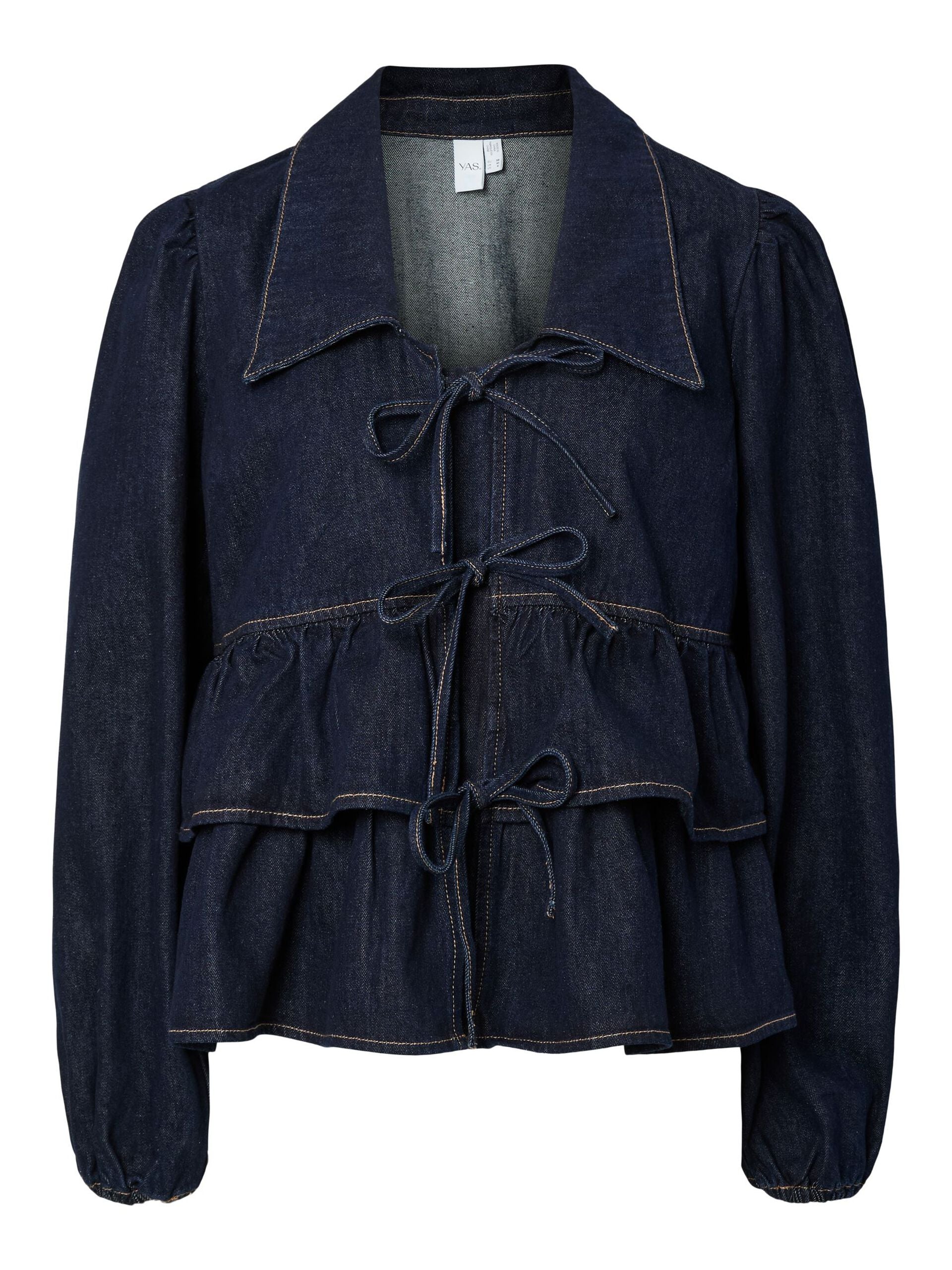  YASCELINA DENIM STRIK TOP