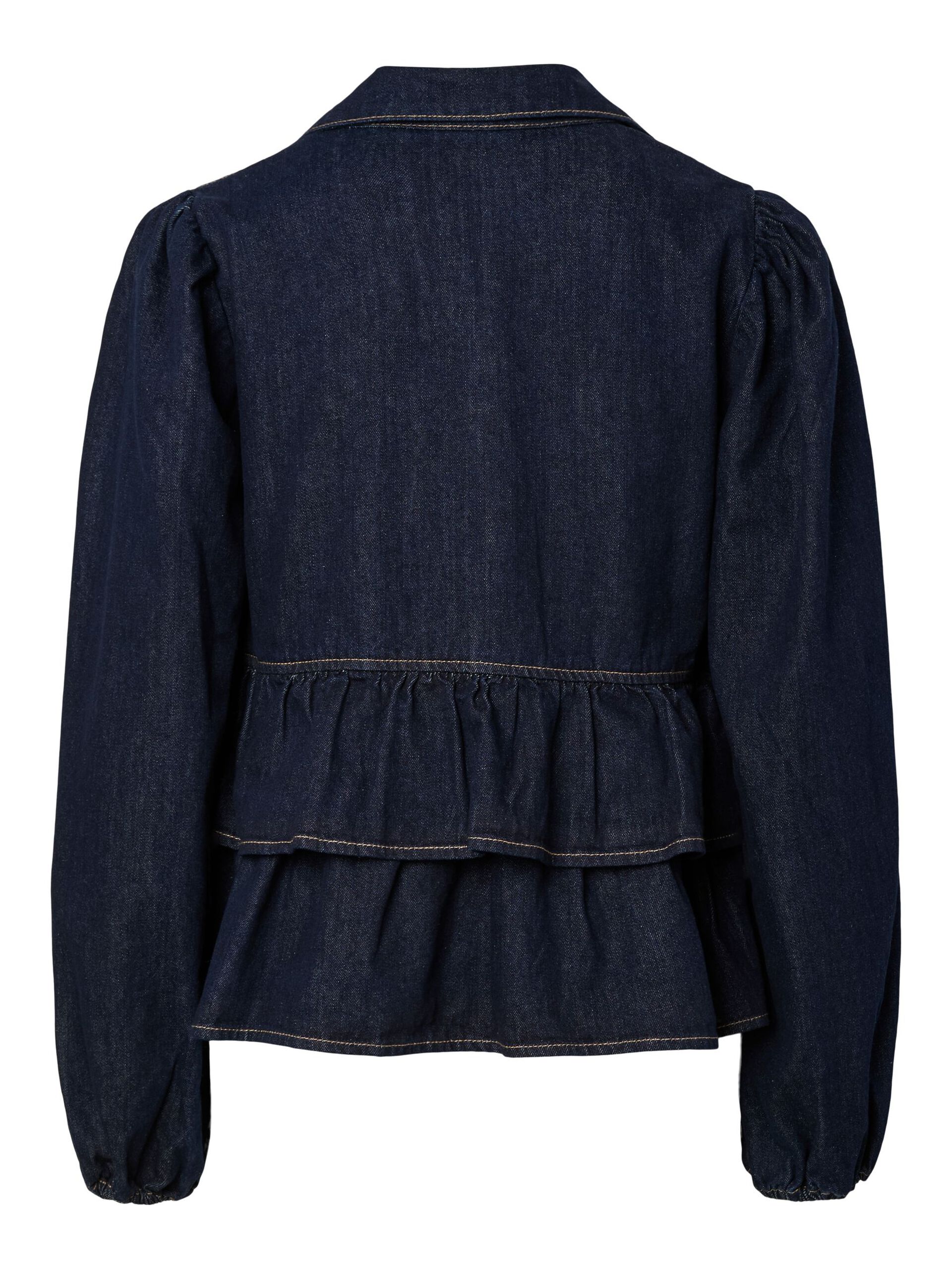  YASCELINA DENIM STRIK TOP