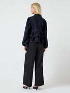  YASCELINA DENIM STRIK TOP