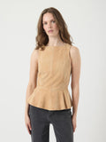  YASNOAH SUÈDE LEER TOP
